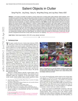 Salient Objects in Clutter