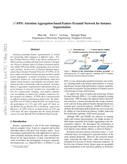 A^2-FPN: Attention Aggregation based Feature Pyramid Network for
  Instance Segmentation