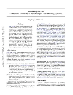 Tensor Programs IIb: Architectural Universality of Neural Tangent Kernel
  Training Dynamics