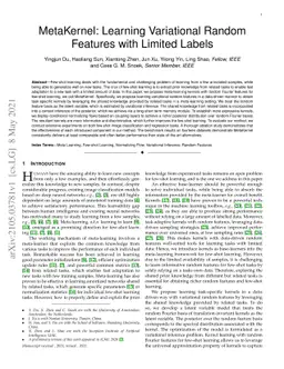 MetaKernel: Learning Variational Random Features with Limited Labels