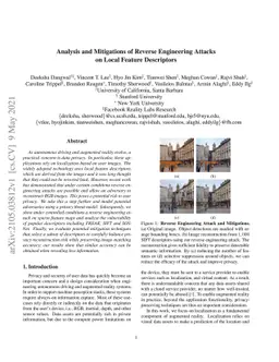 Analysis and Mitigations of Reverse Engineering Attacks on Local Feature
  Descriptors