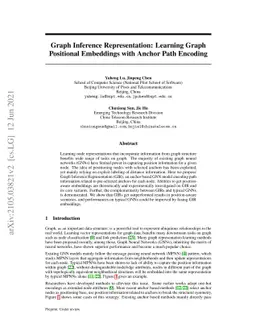 Graph Inference Representation: Learning Graph Positional Embeddings
  with Anchor Path Encoding