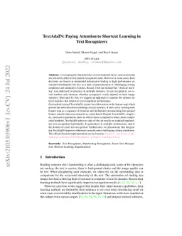TextAdaIN: Paying Attention to Shortcut Learning in Text Recognizers