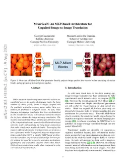 MixerGAN: An MLP-Based Architecture for Unpaired Image-to-Image
  Translation