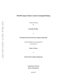 SMASH: Sparse Matrix Atomic Scratchpad Hashing
