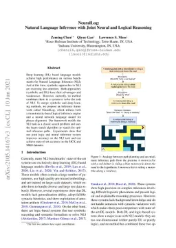 NeuralLog: Natural Language Inference with Joint Neural and Logical
  Reasoning