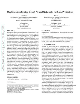 Hashing-Accelerated Graph Neural Networks for Link Prediction