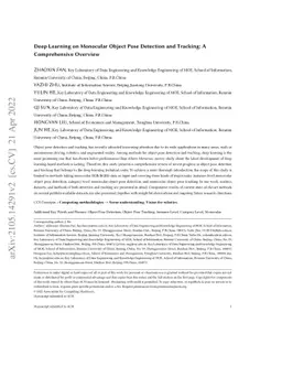 Deep Learning on Monocular Object Pose Detection and Tracking: A
  Comprehensive Overview