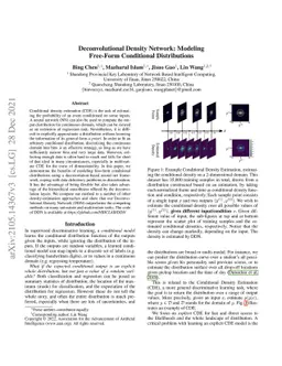 Deconvolutional Density Network: Modeling Free-Form Conditional
  Distributions