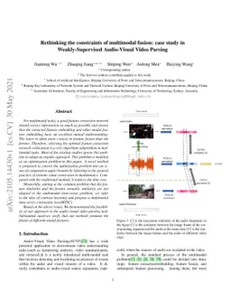 Rethinking the constraints of multimodal fusion: case study in
  Weakly-Supervised Audio-Visual Video Parsing