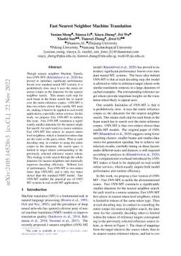 Fast Nearest Neighbor Machine Translation