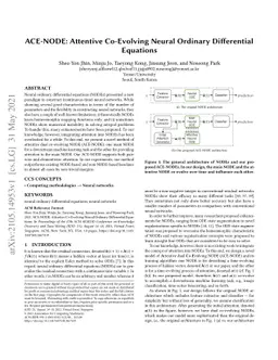 ACE-NODE: Attentive Co-Evolving Neural Ordinary Differential Equations