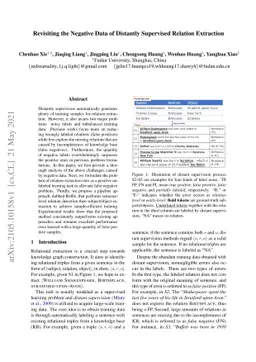 Revisiting the Negative Data of Distantly Supervised Relation Extraction