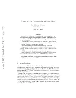 Pravuil: Global Consensus for a United World