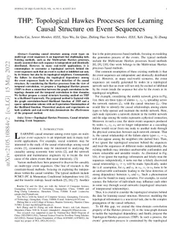 THP: Topological Hawkes Processes for Learning Causal Structure on Event
  Sequences