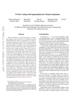 VS-Net: Voting with Segmentation for Visual Localization