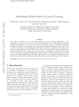 Rethinking Global Context in Crowd Counting