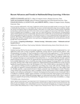 Recent Advances and Trends in Multimodal Deep Learning: A Review