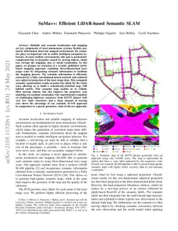 SuMa++: Efficient LiDAR-based Semantic SLAM