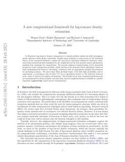 A new computational framework for log-concave density estimation