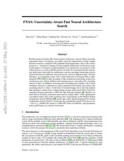 FNAS: Uncertainty-Aware Fast Neural Architecture Search