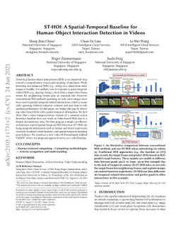 ST-HOI: A Spatial-Temporal Baseline for Human-Object Interaction
  Detection in Videos