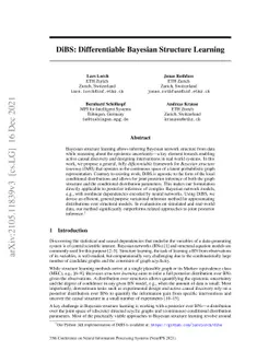 DiBS: Differentiable Bayesian Structure Learning