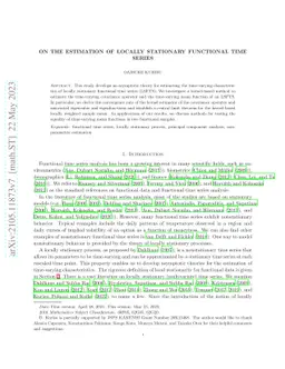 On the estimation of locally stationary functional time series