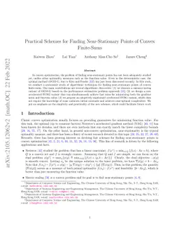 Practical Schemes for Finding Near-Stationary Points of Convex
  Finite-Sums