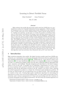 Learning to Detect Fortified Areas