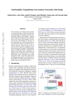 SentEmojiBot: Empathising Conversations Generation with Emojis