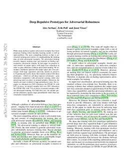 Deep Repulsive Prototypes for Adversarial Robustness