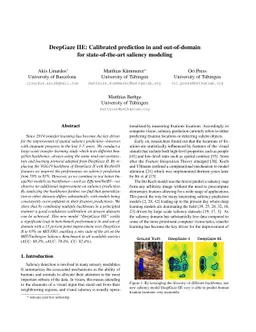 DeepGaze IIE: Calibrated prediction in and out-of-domain for
  state-of-the-art saliency modeling