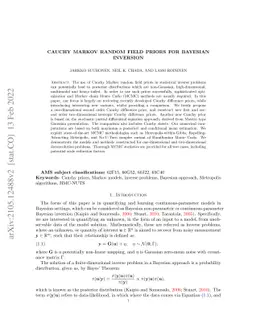 Cauchy Markov Random Field Priors for Bayesian Inversion