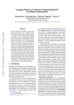 Language Model as an Annotator: Exploring DialoGPT for Dialogue
  Summarization