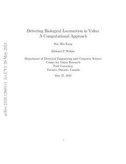 Detecting Biological Locomotion in Video: A Computational Approach