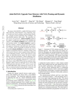 Joint-DetNAS: Upgrade Your Detector with NAS, Pruning and Dynamic
  Distillation