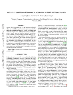DiffSVC: A Diffusion Probabilistic Model for Singing Voice Conversion