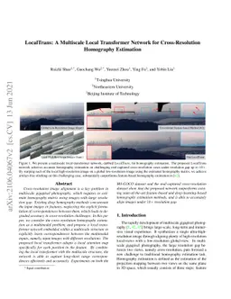 LocalTrans: A Multiscale Local Transformer Network for Cross-Resolution
  Homography Estimation