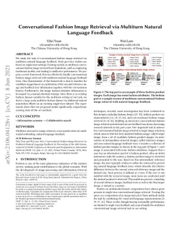 Conversational Fashion Image Retrieval via Multiturn Natural Language
  Feedback
