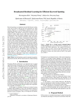 Broadcasted Residual Learning for Efficient Keyword Spotting