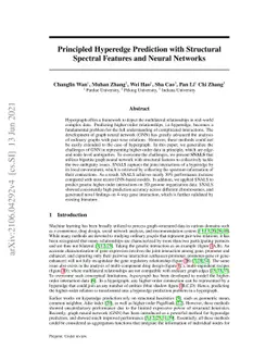 Principled Hyperedge Prediction with Structural Spectral Features and
  Neural Networks