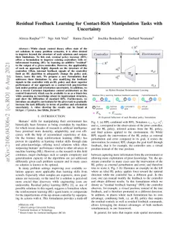 Residual Feedback Learning for Contact-Rich Manipulation Tasks with
  Uncertainty