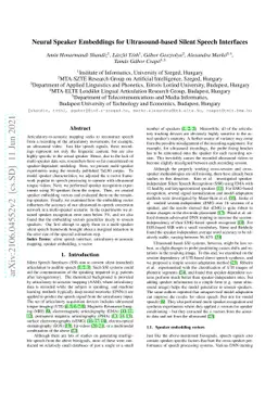 Neural Speaker Embeddings for Ultrasound-based Silent Speech Interfaces
