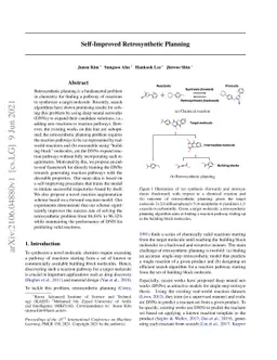 Self-Improved Retrosynthetic Planning