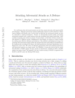 Attacking Adversarial Attacks as A Defense