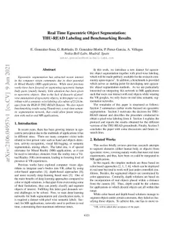 Real Time Egocentric Object Segmentation: THU-READ Labeling and
  Benchmarking Results
