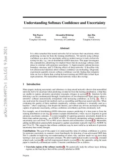 Understanding Softmax Confidence and Uncertainty