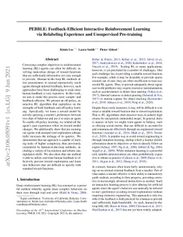 PEBBLE: Feedback-Efficient Interactive Reinforcement Learning via
  Relabeling Experience and Unsupervised Pre-training