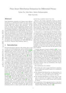 Prior-Aware Distribution Estimation for Differential Privacy